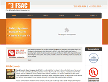 Tablet Screenshot of fsac-alarm.com